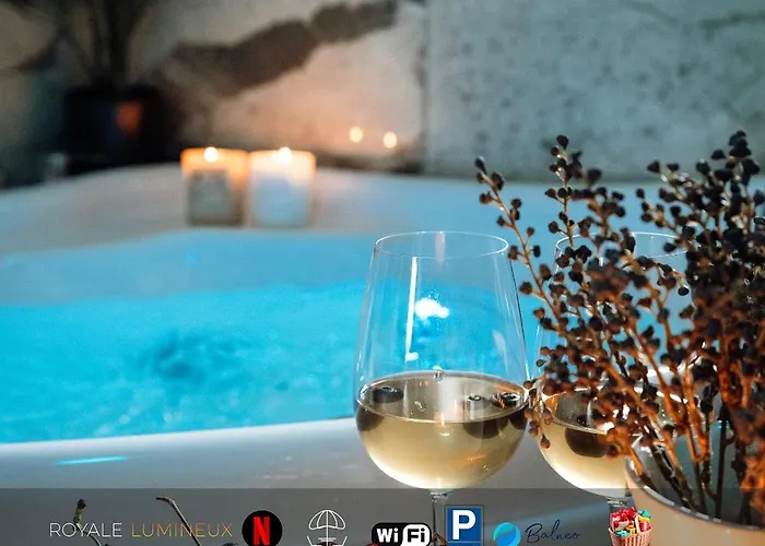 Royale Lumineux Jacuzzi Parking Privé Apartamento *